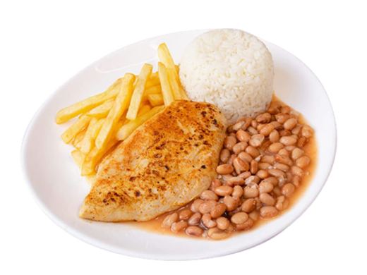 Peito de Frango com Batata Frita